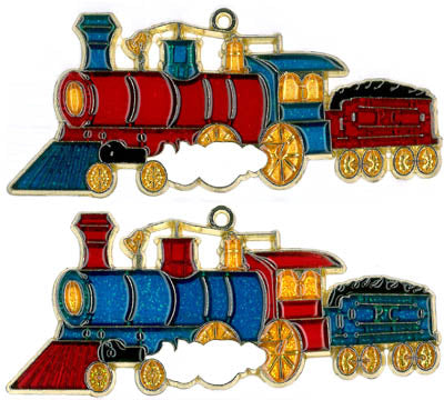 Train with Coal Car Suncatcher (Pack of 6)