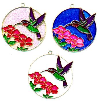Hummingbird (round) Suncatcher (Pack of 6)