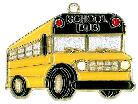School Bus Suncatcher (Pack of 6)