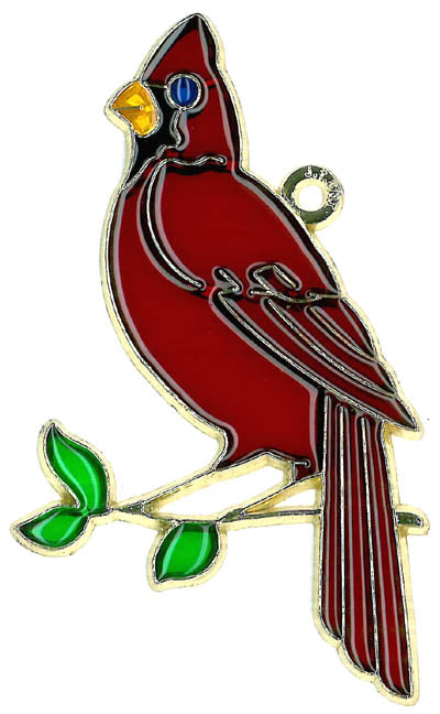 Cardinal Suncatcher (Pack of 6)