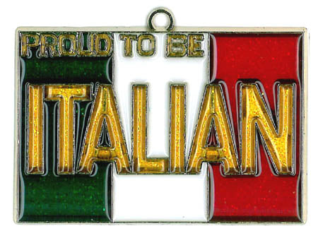 Proud to be Italian Suncatcher (Pack of 6)