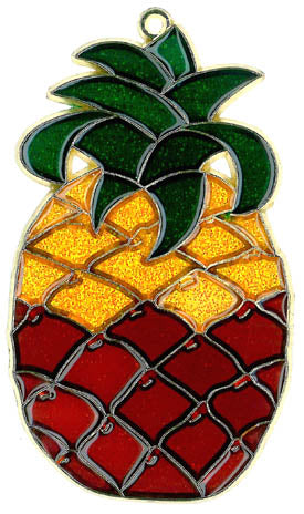 Pineapple Suncatcher (Pack of 6)