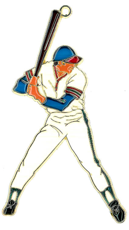 Baseball Player Suncatcher (Pack of 6)