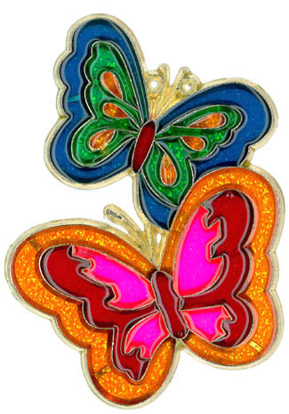 Double Butterfly Suncatcher (Pack of 6)