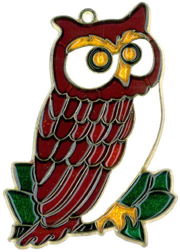 Owl Suncatcher (Pack of 6)