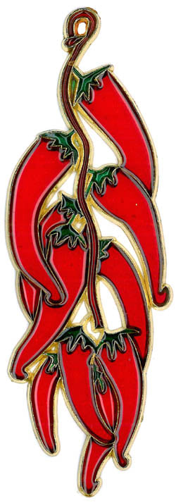 Chili Peppers Suncatcher (Pack of 6)