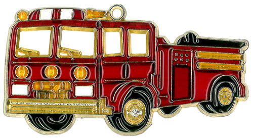 Firetruck Suncatcher (Pack of 6)