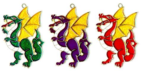 Dragon Suncatcher (Pack of 6)