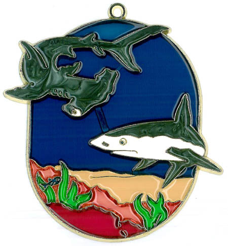 Sharks Suncatcher (Pack of 6)