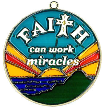 Faith Can Work Miracles Suncatcher (Pack of 6)