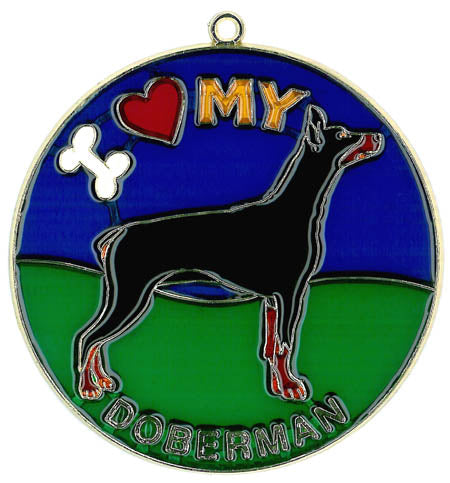 Doberman Suncatcher (Pack of 6)