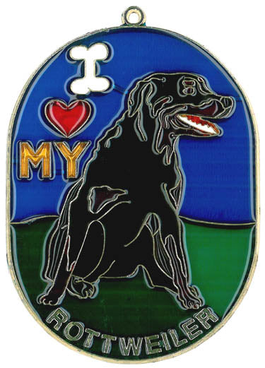 Rottweiler Suncatcher (Pack of 6)