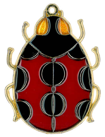 Lady Bug Suncatcher (Pack of 6)