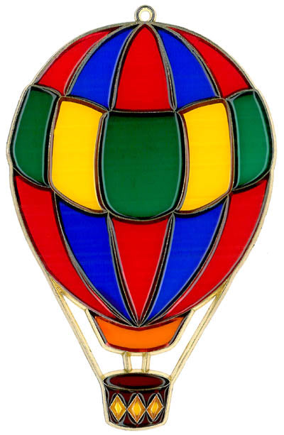 Large Hot Air Balloons Suncatcher (Pack of 6)