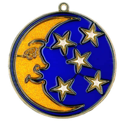 Moon & Stars Suncatcher (Pack of 6)