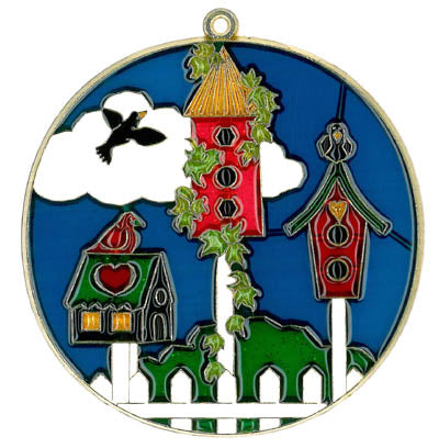 Birdhouses Suncatcher (Pack of 6)
