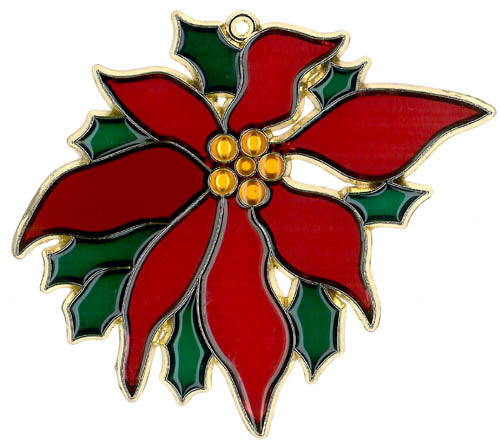 Poinsettia Suncatcher (Pack of 6)