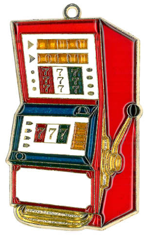 Slot Machine Suncatcher (Pack of 6)