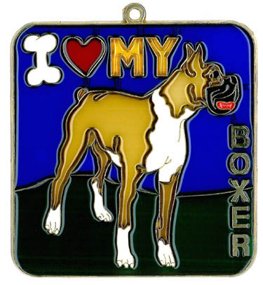 Boxer Suncatcher (Pack of 6)
