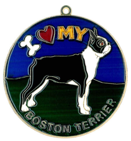 Boston Terrier Suncatcher (Pack of 6)
