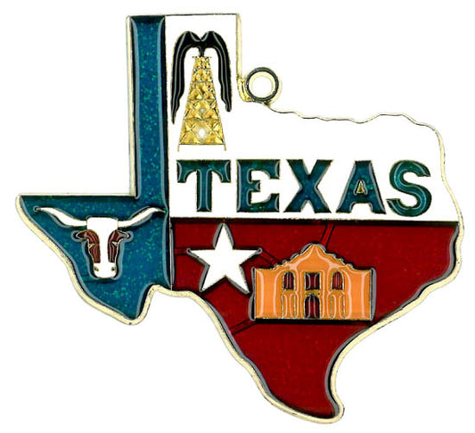Texas Map Suncatcher (Pack of 6)