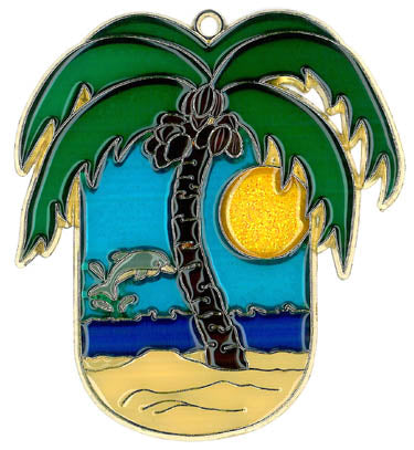 Palm Tree Suncatcher (Pack of 6)