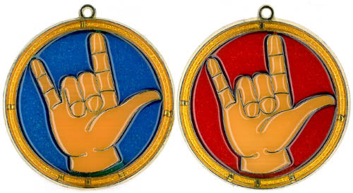 Sign Language Suncatcher (Pack of 6) – Suncatchers Unlimited