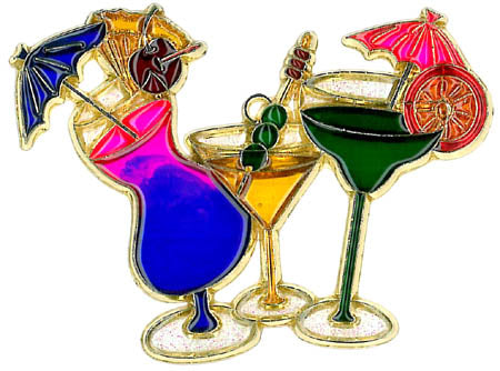 Tropical Drinks Suncatcher (Pack of 6)