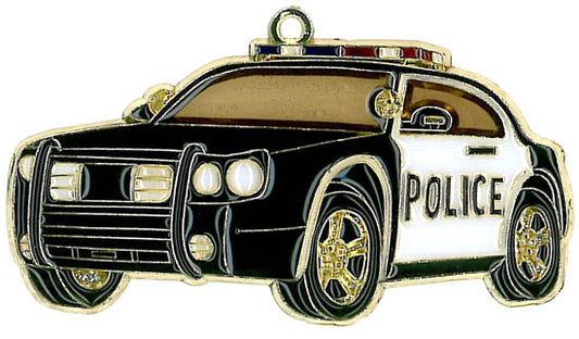 Police Car Suncatcher (Pack of 6)