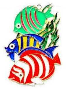 3 Fish Suncatcher (Pack of 6)