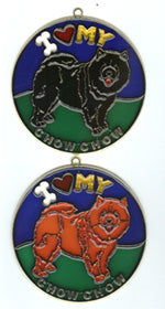 Chow Chow Suncatcher (CLOSEOUT)