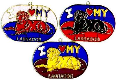 Labrador Suncatcher (Pack of 6)