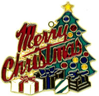 Merry Christmas Suncatcher (Pack of 6)