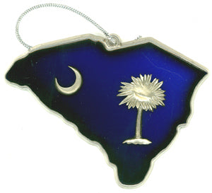 South Carolina Moon and Palmetto Suncatcher / Ornament (Pack of 6)
