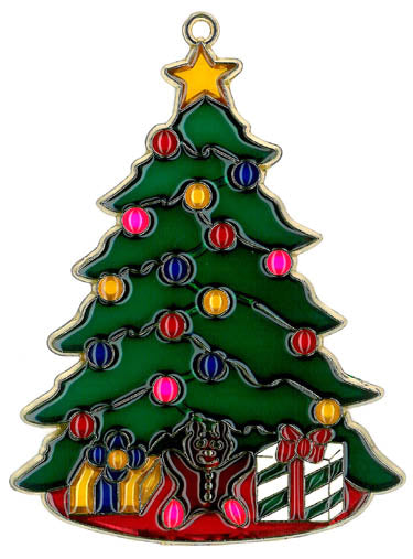 Christmas Tree Suncatcher (Pack of 6)