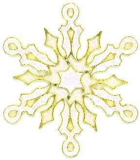 Snowflake Suncatcher (Pack of 6)